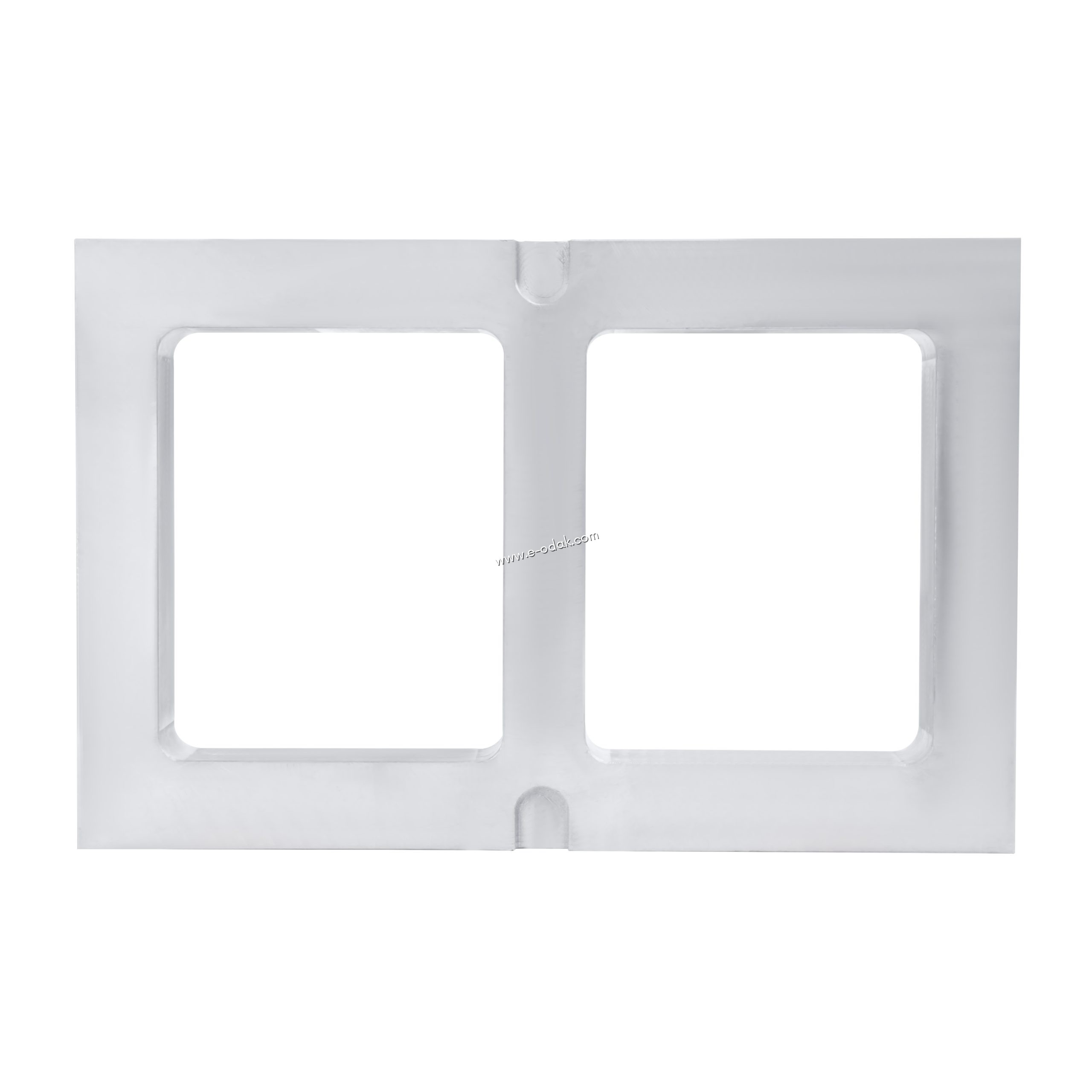 OD-20514 KAUÇUK KALIBI İKİLİ KAUÇUK KALIBI, 100X120X25 MM İKİLİ - Görsel 1